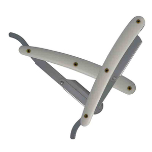 Professional Folding Shaving <b>Razor</b> Stainless Steel <b>Blade</b> Plastic Handle <b>Single</b> <b>Blade</b> Reusable Personal Grooming Tool Personal - Product Image 5