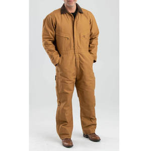 Combinaison de travail haute visibilité pour homme, en polyester noir durable, avec plusieurs poches, uniforme de chantier, vêtements industriels - Product Image 3