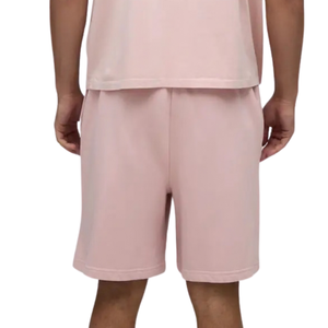 Shorts en molleton pour hommes, taille élastique, poches latérales, coupe décontractée, ourlet ouvert, décontracté, vente en gros, fabricant OEM, fournisseur, bas de tenue B2B - Product Image 1