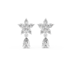 ต่างหูเพชรโมอิสสีเงินแนวฮิปฮอปสุดหรูดีไซน์มงกุฎ925สุดหรูพร้อมส่ง - Product Image 5