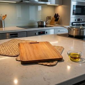 Nouvelles planches à découper créatives en bois irrégulier pour couples, pour steak, pizza, pain, présentoir de service, blocs de découpe de cuisine - Product Image 3