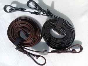 สายบังเหียนหนังปรับระดับได้ พร้อมที่จับด้านข้างแบบ Comfort Grip ผลิตด้วยมือ อุปกรณ์ขี่ม้า ราคาขายส่งที่ดีที่สุด - Product Image 3