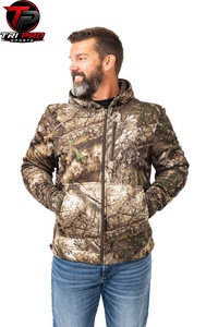 Chaqueta de Camuflaje con Capucha para Hombre, Chaqueta de Soft Shell de Manga Larga, Transpirable, para Caza, Otoño, Aire Libre - Product Image 2