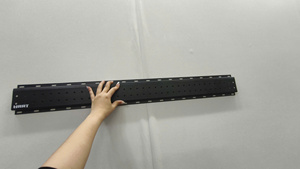 Storage Wall Mount Rail Capacity 300 lbs Loading 35" Heavy Duty Metal Pegboard <b>Hook</b> Rail Garage <b>Tool</b> OEM Vietnam GAPGAR002 - Product Image 6