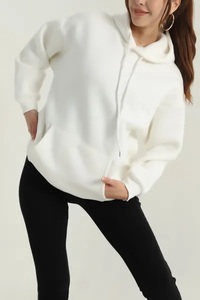 เสื้อฮู้ดดี้ผู้ชาย Ever Glow สำหรับฤดูหนาว กันน้ำ ระบายอากาศได้ดี เป็นมิตรกับสิ่งแวดล้อม ผลิตจากผ้าขนสัตว์ สไตล์ฮิปฮอป ลำลอง พร้อมโลโก้แบบกำหนดเอง - Product Image 6