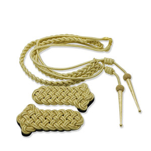 Accessoires vestimentaires pour uniforme de gardien de sécurité OEM, cordon réfléchissant enduit 100% coton avec crochet, couleur personnalisée, vente en gros - Product Image 3