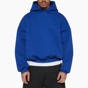 Hoodie Homme Coupe Boxy en Coton Polaire 360gsm 610gsm avec Logo Personnalisé – Collection Hiver Clean Fit - Product Image 1