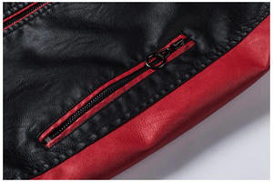 Chaqueta de Cuero para Hombre, Estilo Motero Vintage, Cálida, para Otoño, Chaqueta de Cuero con Forro Polar, Estilo Casual para Primavera 2026 - Product Image 5