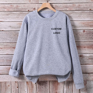 เสื้อสเวตเชิ้ตคอกลมผ้าเฟรนช์เทอร์รี่คุณภาพสูงสำหรับทุกเพศ สไตล์ฮิปฮอป หนานุ่ม เหมาะสำหรับฤดูหนาว ขายส่ง - Product Image 5