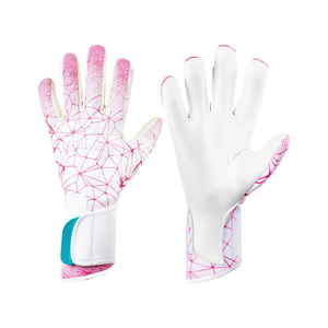 Gants de gardien de but de football avancés, antidérapants, avec grip en latex, doigts rembourrés, fermeture ferme au poignet, dos respirant, pour usage en équipe, ensemble professionnel - Product Image 1