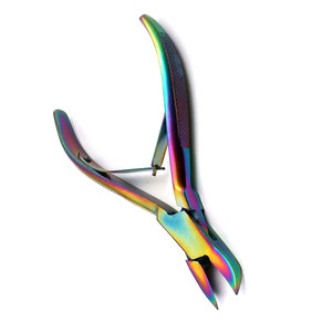 NAIL ART Toenail Clipper Trimmer Chameleon Rainbow Nipper Cutter Ingrown Pedicure Tool Professional Stainless Steel Sharp - Product Image 4