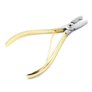 Pince à plier les fils orthodontiques Dela Rosa plaquée or, instruments chirurgicaux et orthodontiques dentaires - Product Image 1
