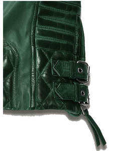 Chaqueta de Cuero Genuino para Hombre, Diseño Color Block Unisex, Nueva Colección 2026, Alta Calidad, Piel de Vaca, Logotipo Frontal Personalizado, Venta al Por Mayor - Product Image 6