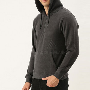 เสื้อฮู้ดดี้ผู้ชายแบบซิปครึ่งตัว ดีไซน์สั่งทำได้ ขายดี แฟชั่นใหม่ คุณภาพสูง เสื้อฮู้ดดี้ซิปครึ่งตัวแบบพื้นฐาน - Product Image 2