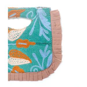 Handmade Vintage Multicolor 100% Cotton Suzani Floral Embroidery Women's Clutch <b>Bag</b> Hand Length Handle Medium Party Exhibition - Product Image 4