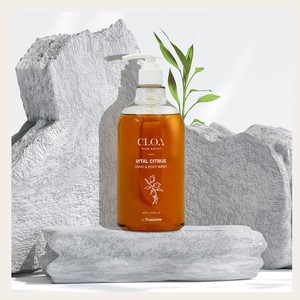 Gel douche parfumé Keulroa Kloa Vital Citrus de Truezyme 800ml, gel douche au néroli et aux agrumes, parfum agréable. - Product Image 2