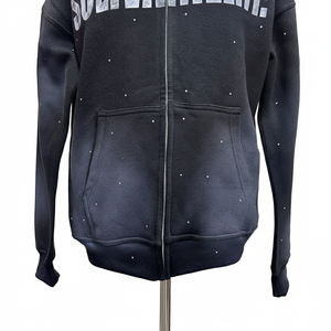 High Quality Reasonable Price Most Demanded Zipper Hoodie screen Printed logo Factory Made Cheap Price Hoodies for Men - Product Image 4