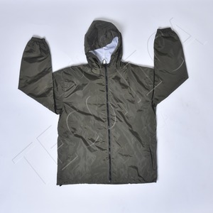 Veste extérieure d'hiver respirante personnalisable coupe-vent imperméable avec fermeture à glissière à capuche coupe-vent de randonnée de grande taille - Product Image 6