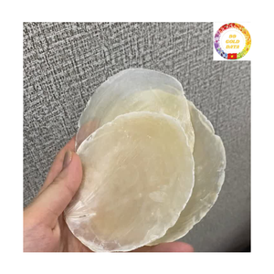 Capiz <b>Shell</b> Rounds | Polished Natural 50mm <b>Shell</b> | <b>Lighting</b> Crafts & Wedding Decor | Bulk Manufacturer - Product Image 1