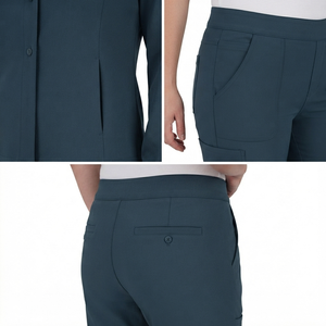 Uniformes Médicos Personalizados de Alta Calidad, Blancos, de Algodón y Poliéster, Tejidos, de Manga Larga, para Invierno, Ropa de Laboratorio, Uniformes de Hospital Unisex - Product Image 4