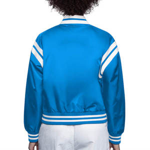 OEM Women Varsity Jacket Raw Custom Logo Breathable Windproof Eco-Friendly Winter Light <b>Weight</b> Wholesale - Product Image 2