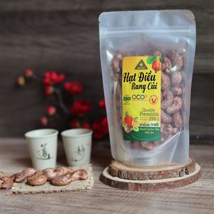 เม็ดมะม่วงหิมพานต์คั่ว 250 กรัม ยี่ห้อโรงงาน ผลิตในเวียดนาม ได้รับการรับรองมาตรฐาน ISO ออร์แกนิค พรีเมียม W180 รสเค็มหอมเนย รสชาติไม่เหมือนใคร ขนมขบเคี้ยวแบบขายส่ง - Product Image 5