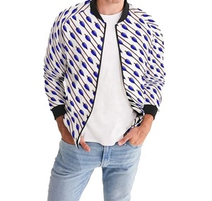 Veste de baseball varsity brodée en cuir sur mesure OEM pour hommes à prix de gros pas cher - Product Image 1
