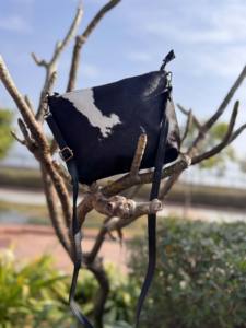 Bolso de cuero de piel de vaca de diseñador bohemio de lujo, elegante Bolso multiusos, cierre de cremallera, gran oferta, hermoso patrón de caramelo - Product Image 2