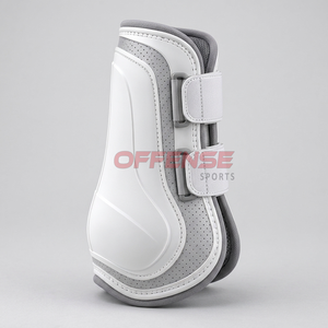 Bottes de brossage pour chevaux avec intérieur lisse, ajustement flexible et fermetures robustes pour un mouvement confortable pendant l'entraînement. - Product Image 2