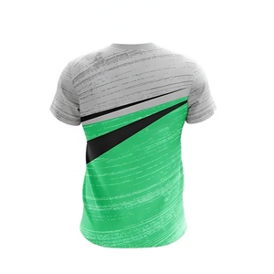 T-shirts de sport personnalisés OEM sublimés pour hommes et femmes, légers, à séchage rapide, en polyester, imprimés sur toute la surface, pour le fitness - Product Image 4