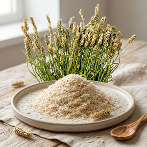 Polvo de Cáscara de Psyllium 99% Puro, Fibra Natural, Suplemento Herbal de Grado Alimenticio a Granel para el Control Intestinal - Product Image 1