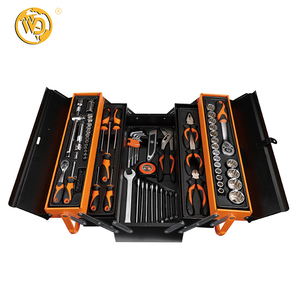 Kit complet de réparation automobile et domestique DIY 88 pièces, boîte métallique <span class=keywords><strong>en</strong></span> fer, douilles 1/4 po, garantie 1 an, ODM/OEM - Product Image 3