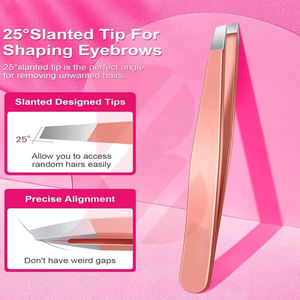 Pince à épiler de précision personnalisable de qualité supérieure, nouvelle arrivée, meilleur fournisseur, service OEM ODM, dernière génération, durable et facile à saisir - Product Image 6