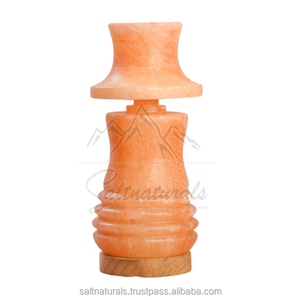 Lampe en sel rose de l'Himalaya, lumière apaisante, lampe en sel de l'Himalaya élégante pour chambre à coucher - Product Image 2