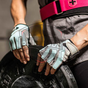 Gants de musculation personnalisés en cuir pour le sport, l'entraînement, la musculation, la remise en forme, avec paume respirante antidérapante, demi-doigts, pour la musculation - Product Image 6