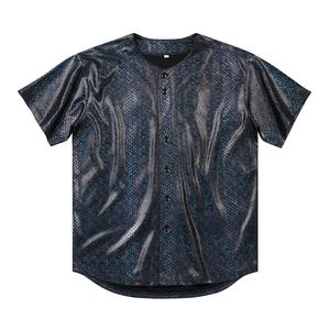 Maillot de baseball personnalisé imprimé ou brodé en mesh respirant et confortable en polyester avec option OEM - Product Image 1