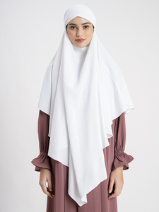 Hiyab de Poliéster, Abaya, Khimar, Transpirable, de Una Sola Capa, Ropa Islámica Larga para Oración, para Mujer, Colecciones Sanash, Corte Holgado, Venta al Por Mayor - Product Image 5