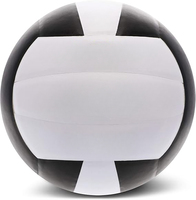 Mini ballon de volley-ball en cuir, taille 1, double couche de caoutchouc, robuste, personnalisable, idéal comme souvenir de bureau ou cadeau promotionnel