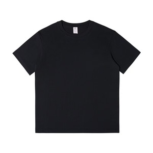 T-shirt pour homme à manches courtes, col rond, couleur unie, coupe classique, décontracté, 100% coton, motif lettres - Product Image 2