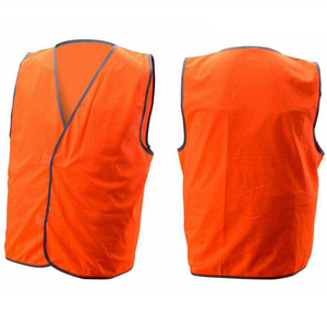 Chaleco de Seguridad Estilo Básico Económico, Color Fluorescente, Poliéster Transpirable, Chaleco de Trabajo Económico para Proyectos de Construcción - Product Image 2