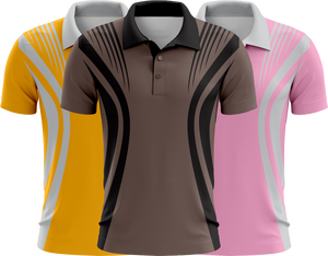 Camisa de Golf para Hombre de Alta Calidad, Nueva, Verano, Casual, 100% Algodón, Cuello Redondo, Manga Regular, Tejido Transpirable, Ecológica, Estampada - Product Image 1