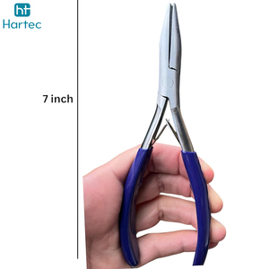 Pince à fusion à 7 dents plates pour extensions capillaires, avec poignée texturée, pour pose et retrait d'extensions à perles et à kératine - Product Image 2