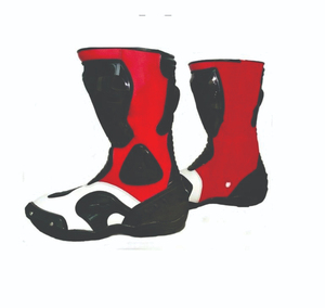 Botas de Motociclismo de Cuero Genuino, Transpirables, de Secado Rápido, Tallas Grandes, Calzado Protector de Invierno para Motociclistas - Product Image 2