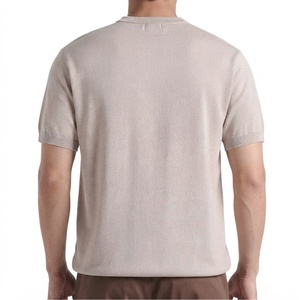 T-shirt en coton uni de qualité supérieure pour homme, manches courtes, col rond, doux, confortable, décontracté, à porter tous les jours, mode estivale pour homme - Product Image 2