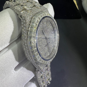 Montre de luxe neuve de haute qualité sertie de diamants de laboratoire incolores pour hommes, prix de gros de la meilleure qualité - Product Image 2