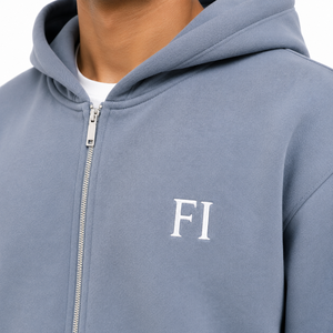 Premium Cotton Fleece Hoodies <b>Zip</b> Up <b>Hooded</b> Tracksuit Set for Men Custom Logo Jogger Suit High Quality Sweatshirt Wholesale OEM - Product Image 5