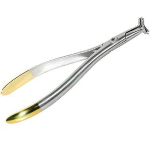 Pince dentaire de qualité supérieure, pince à plier les fils, instrument de bouclage de fils orthodontiques, acier inoxydable, manuel, certifié CE - Product Image 1