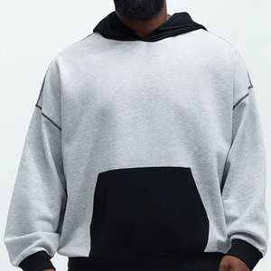 Sudadera con Capucha de Forro Polar Grueso para Hombre, Estilo Urbano, Diseño Exclusivo, 100% Algodón, Ajuste Regular, Ideal para Invierno - Product Image 3