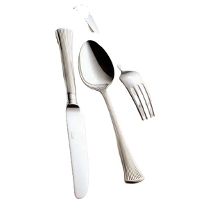 Ensemble de couverts en acier inoxydable de qualité supérieure, 4 pièces, finition polie miroir, idéal pour la table à manger et les essentiels de cuisine, en provenance d'Inde - Product Image 1