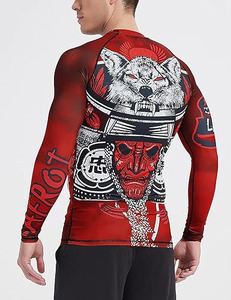 Men's Long Sleeve UPF 50+ Baselayer Skins Performance Fit <b>Compression</b> Rash Guard - Product Image 3